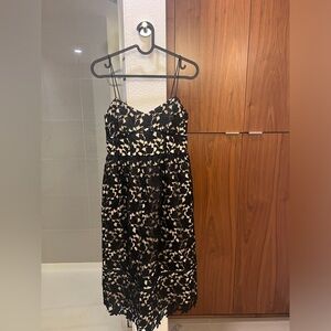 Club Monaco Elegant Black Lace Dress